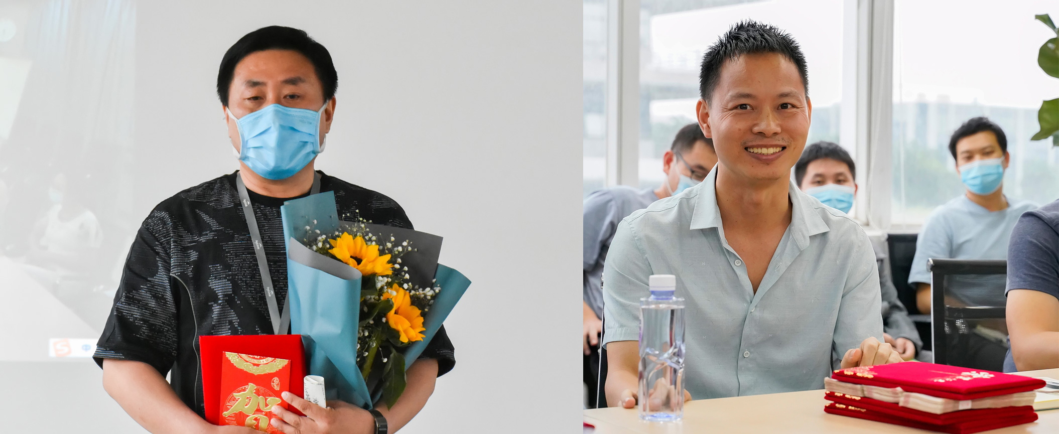 圖左張所成先生，圖右楊黎明先生